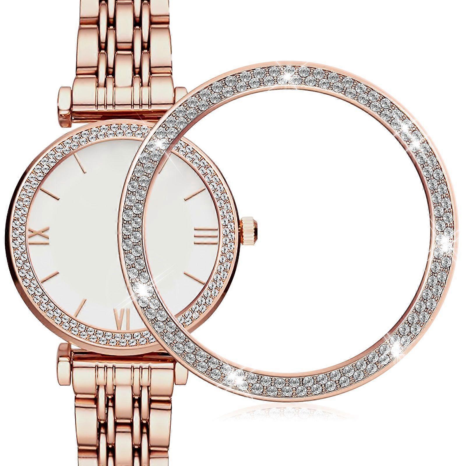 Watch Case Watch Ring Protector Rhinestone Case Compatible with Samsung Galaxy Watch 3