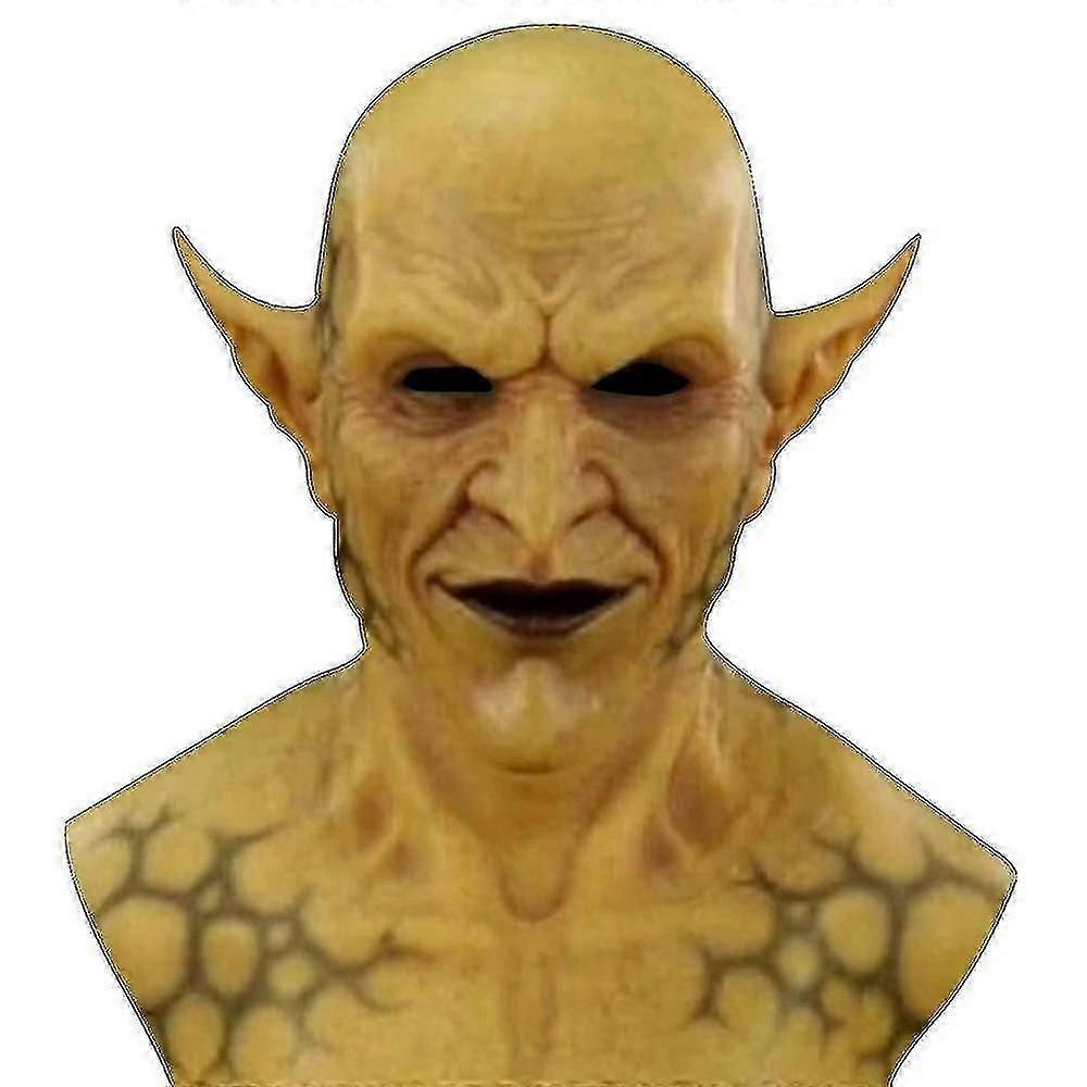 ハロウィーンの悪魔吸血鬼ヘッドマスクゴブリンコスプレファンシードレス