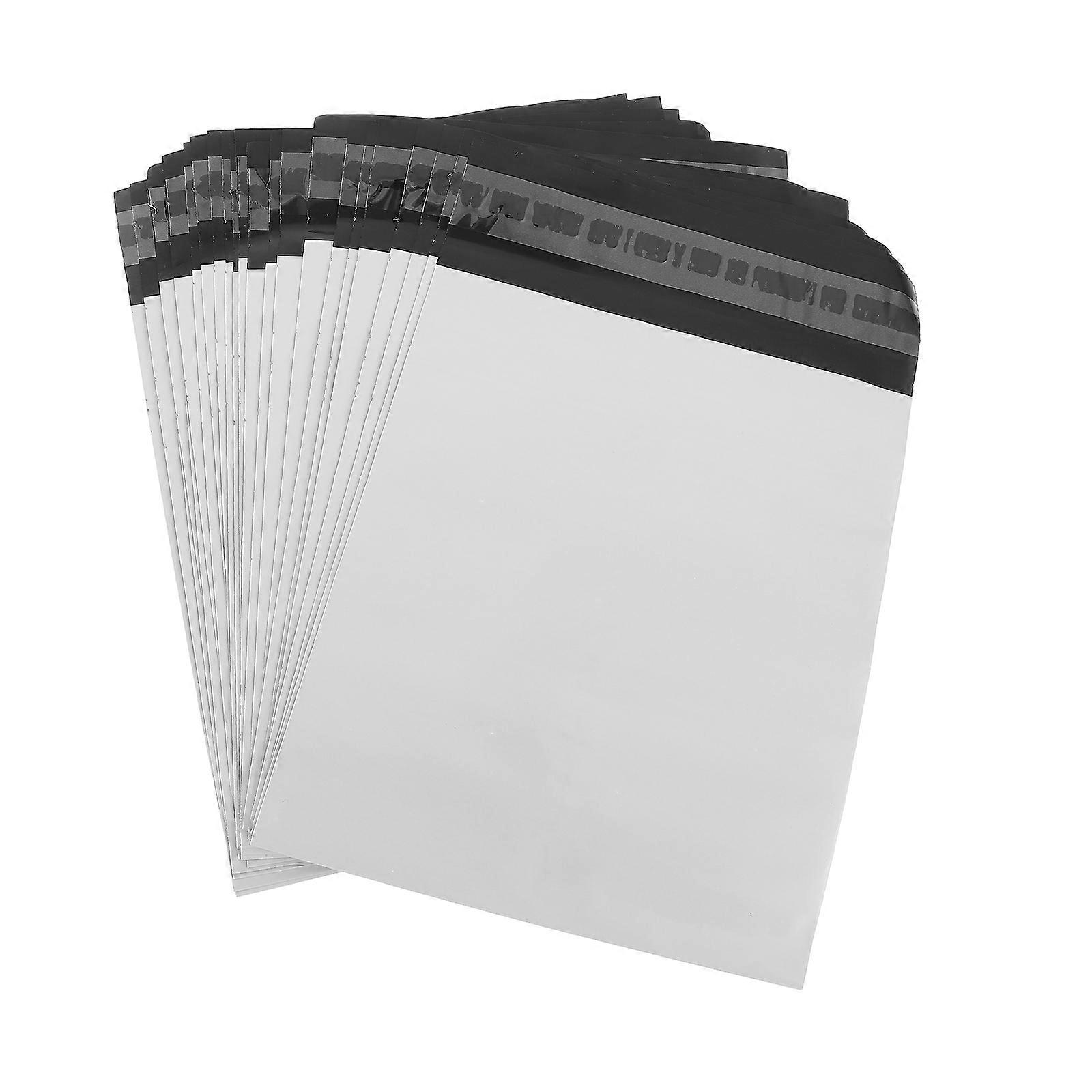 Waterproof Express Pouch White Mailing Bags for Storage Use 100Pcs