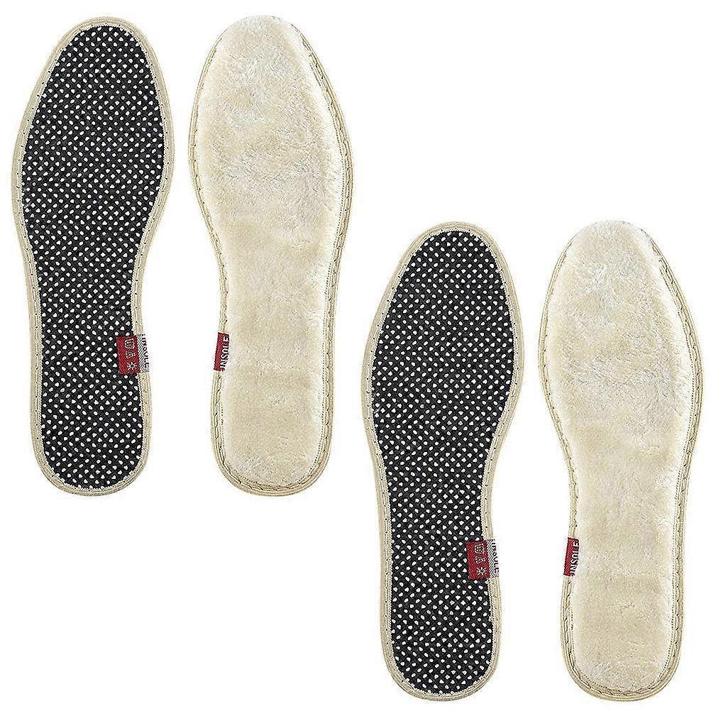Winter Shoe Pads Imitation Wool Insulation for Shoes 2Pairs