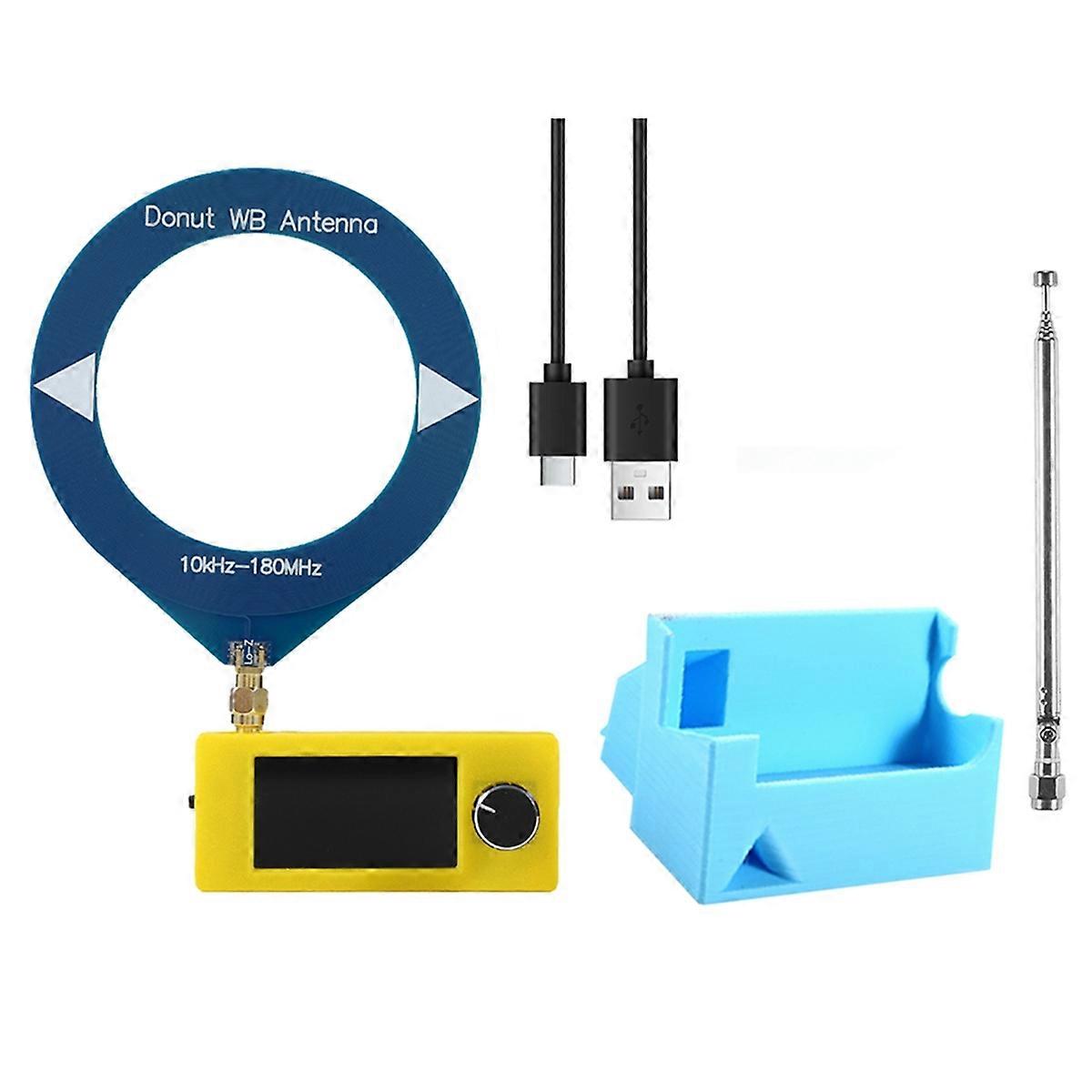 SI4732 Radio Receiver Kit+Antenna+Stand 10-180MHz 1.9in Display