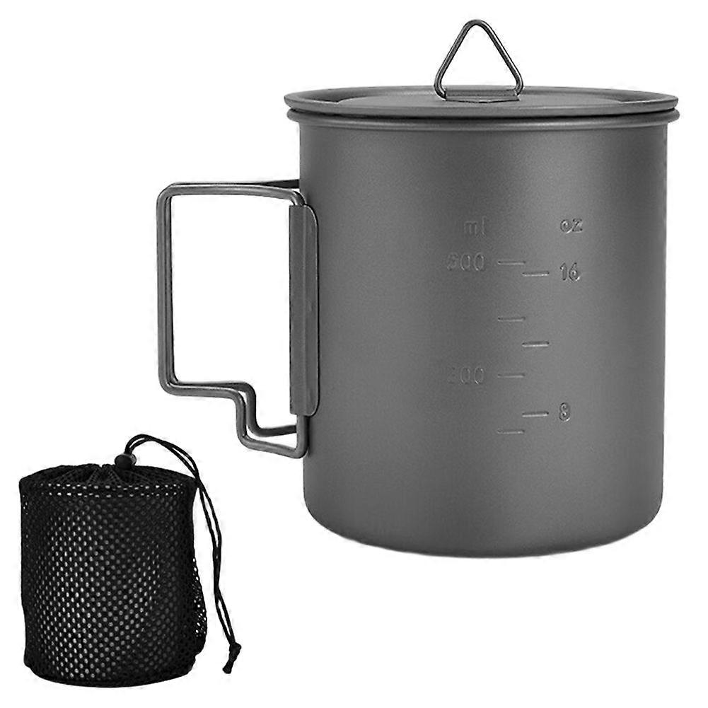 Camping Ultralight Titanium Water Cup Picnic Water Coffee Mug Beer Cup 750ML