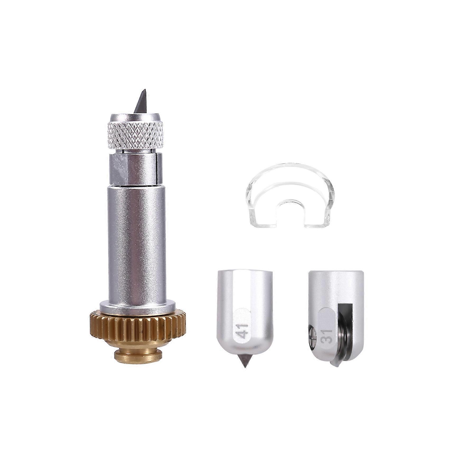 Knife Blade,Wavy Blade and Engraving Tip Set with Drive Housing