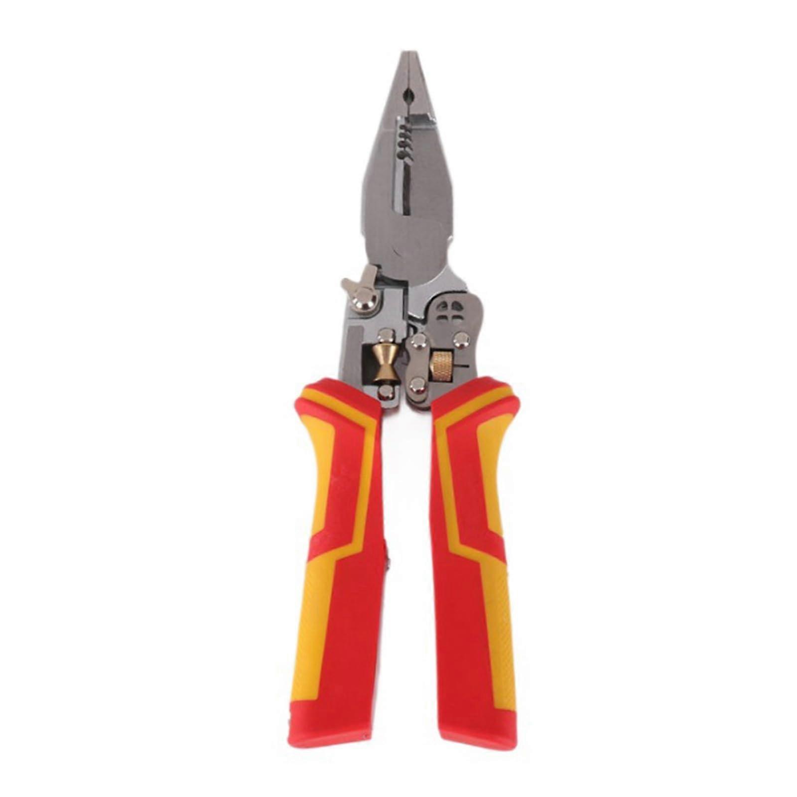 Wire Strippers 9In1 Wire Stripping Pliers for Cutting and Pulling Wires with Electrical Measurement Function