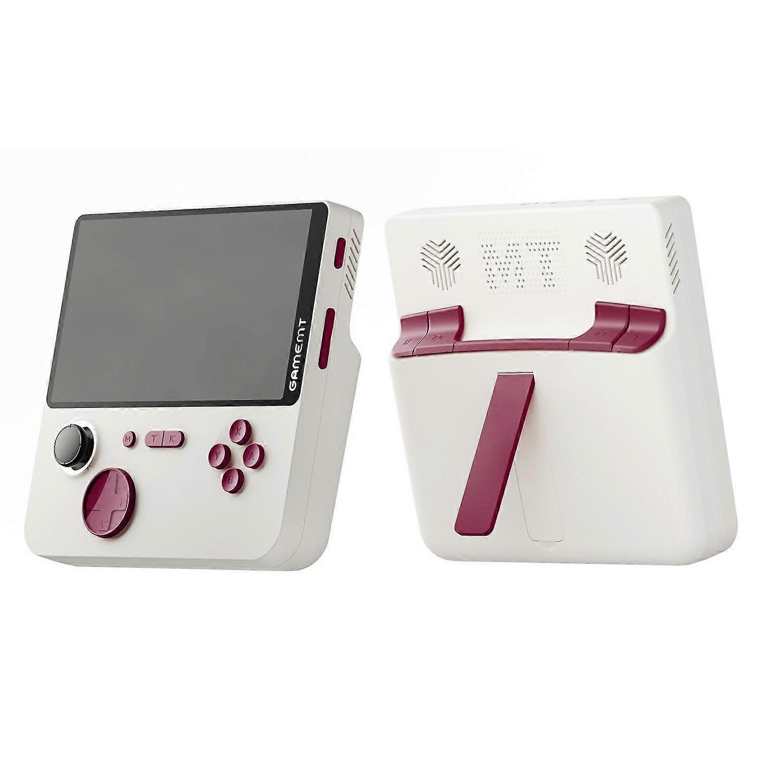 4pc E5 5.0" Retro Handheld Game Console TV Output with 128G Card - Red