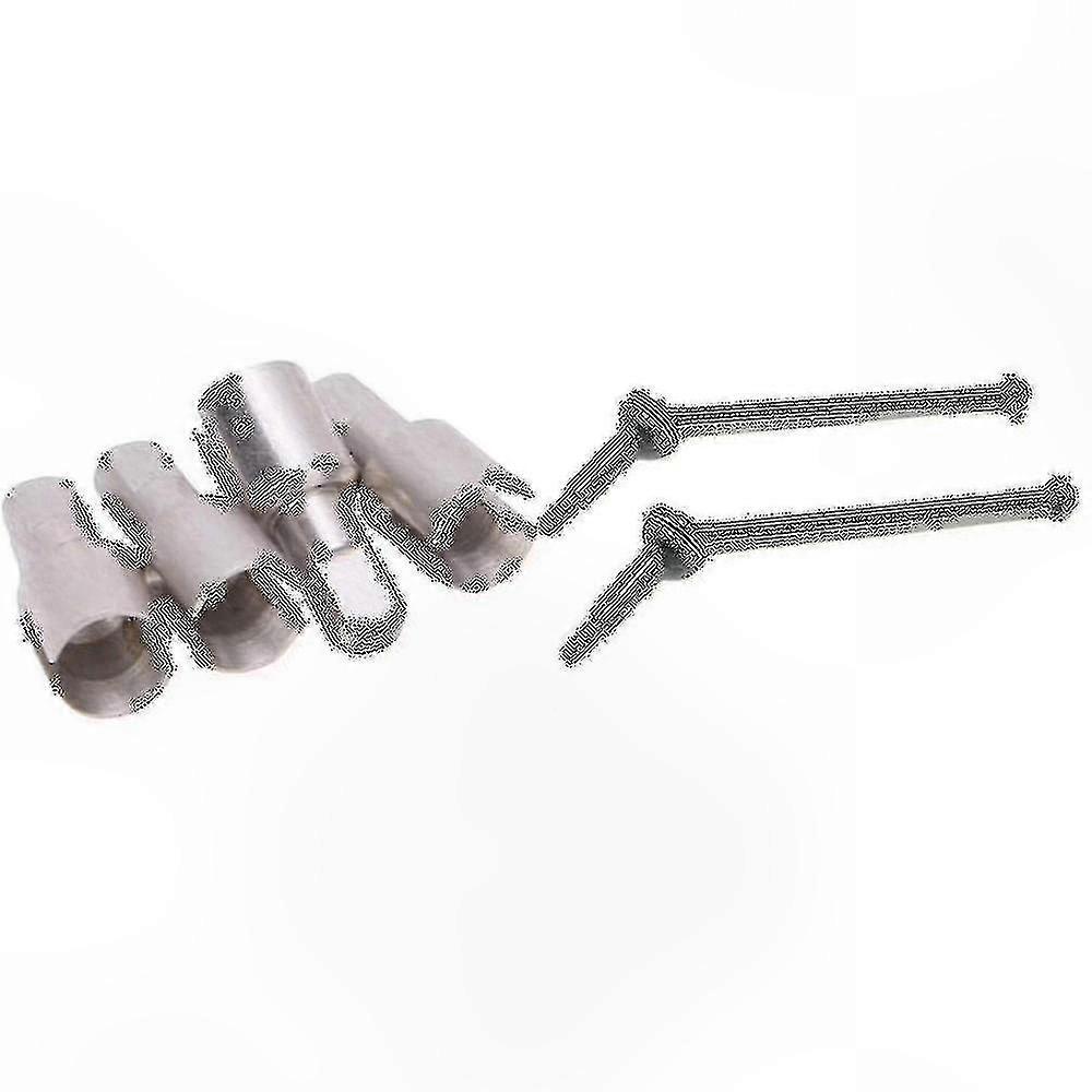 2 Sets RC Car Parts: Differential Cups & CVD Steel Universal Drive Shafts