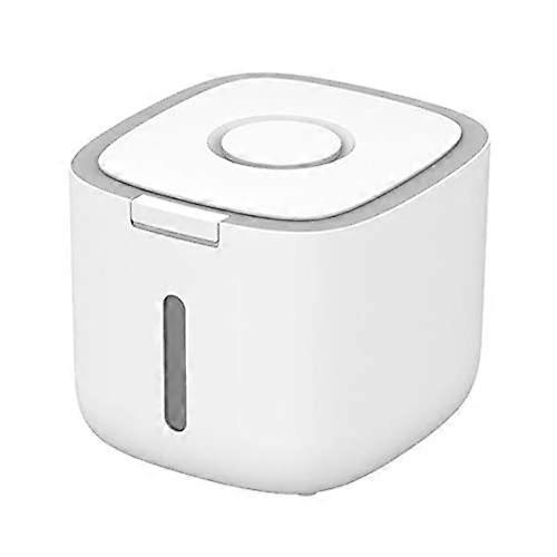 Cereal Dispenser Grey Rice Storage Bucket Moisture-Proof Sealed Container for Dry Food and Grains