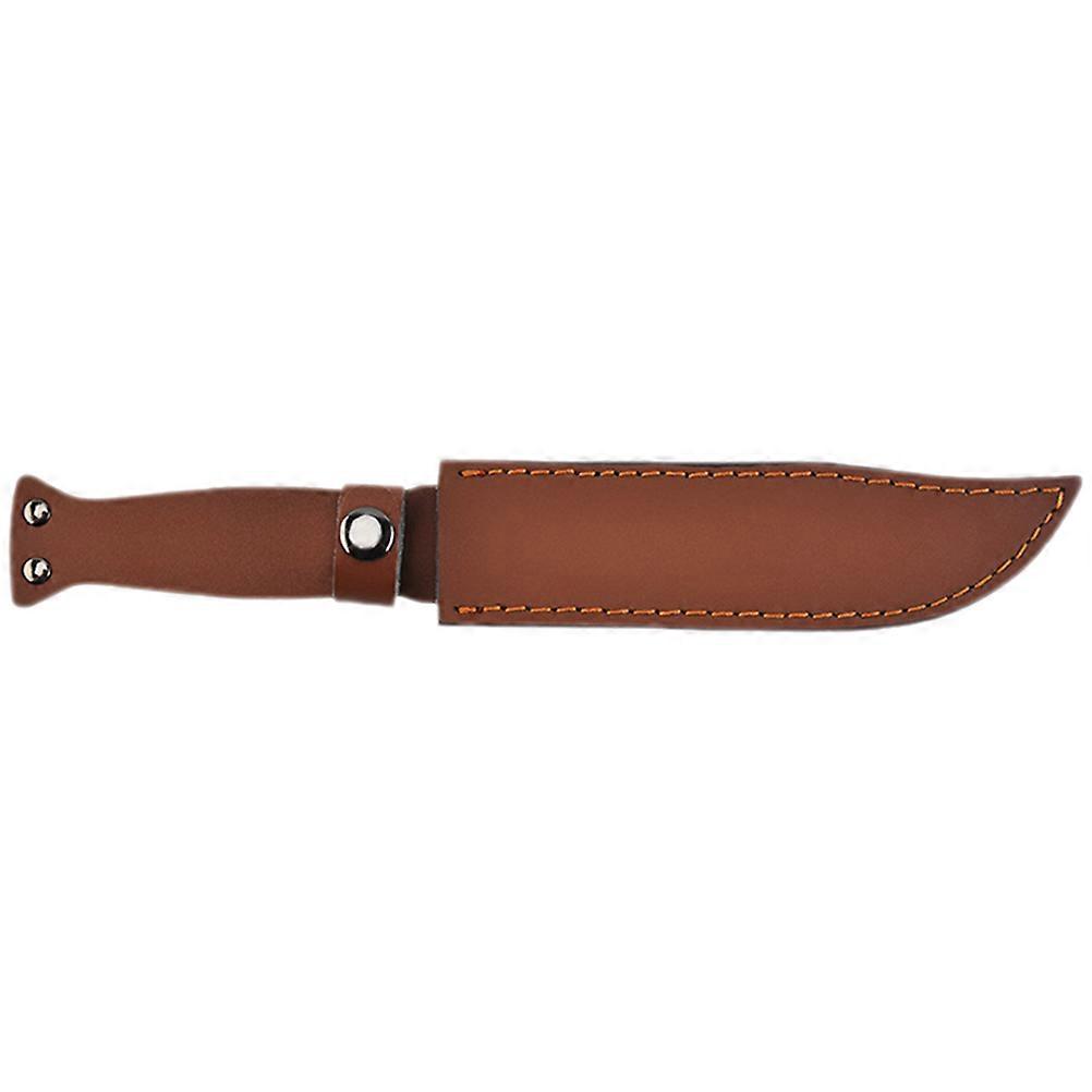 Practical Cutter Protector Sleeve In Coffee Color For Outdoor Camping 4Pcs For Tools With Design