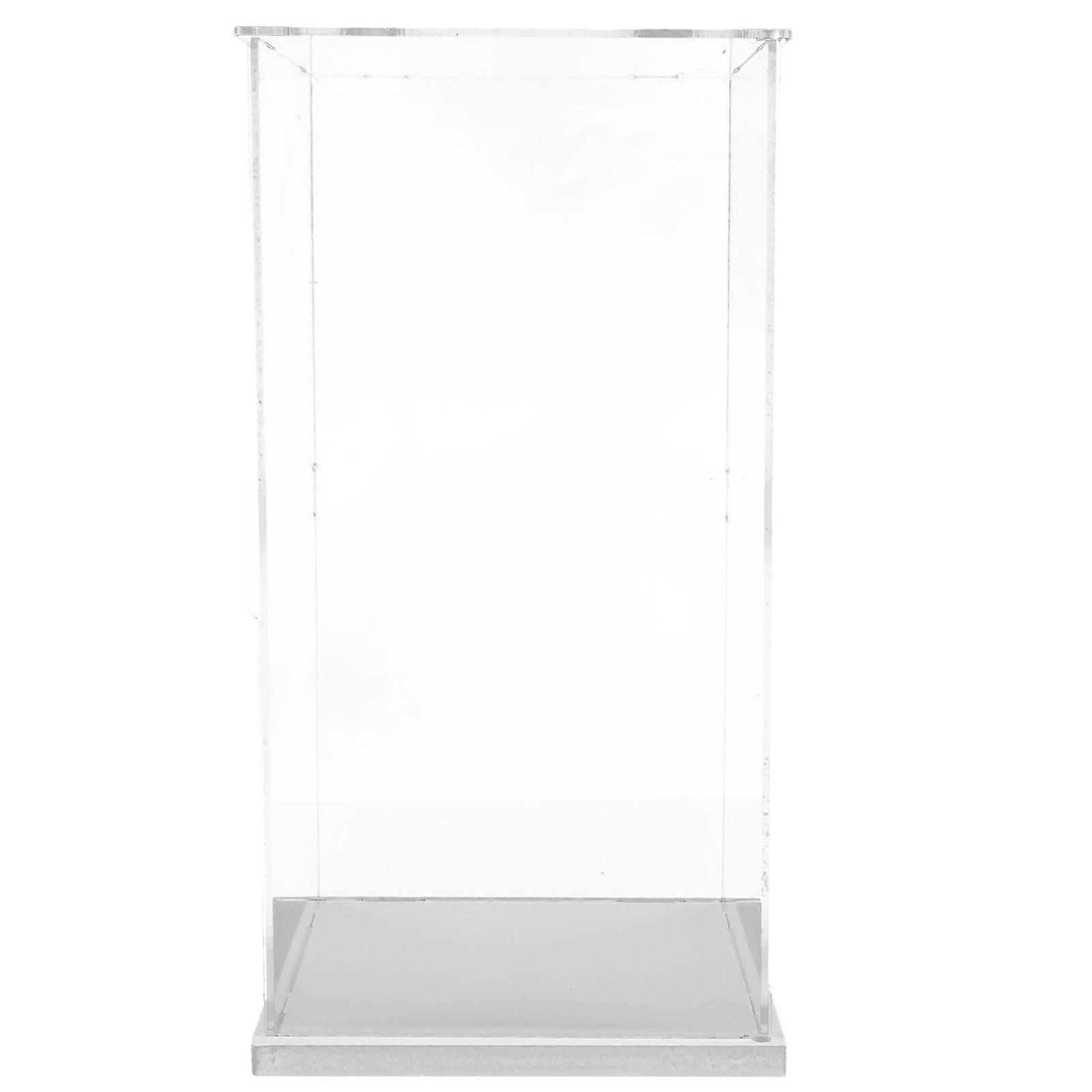 Transparent Acrylic Display Case For Models 3Pcs Modern Exhibition For General Consumers 30.00X15.00X15.00Cm Stylish Storage