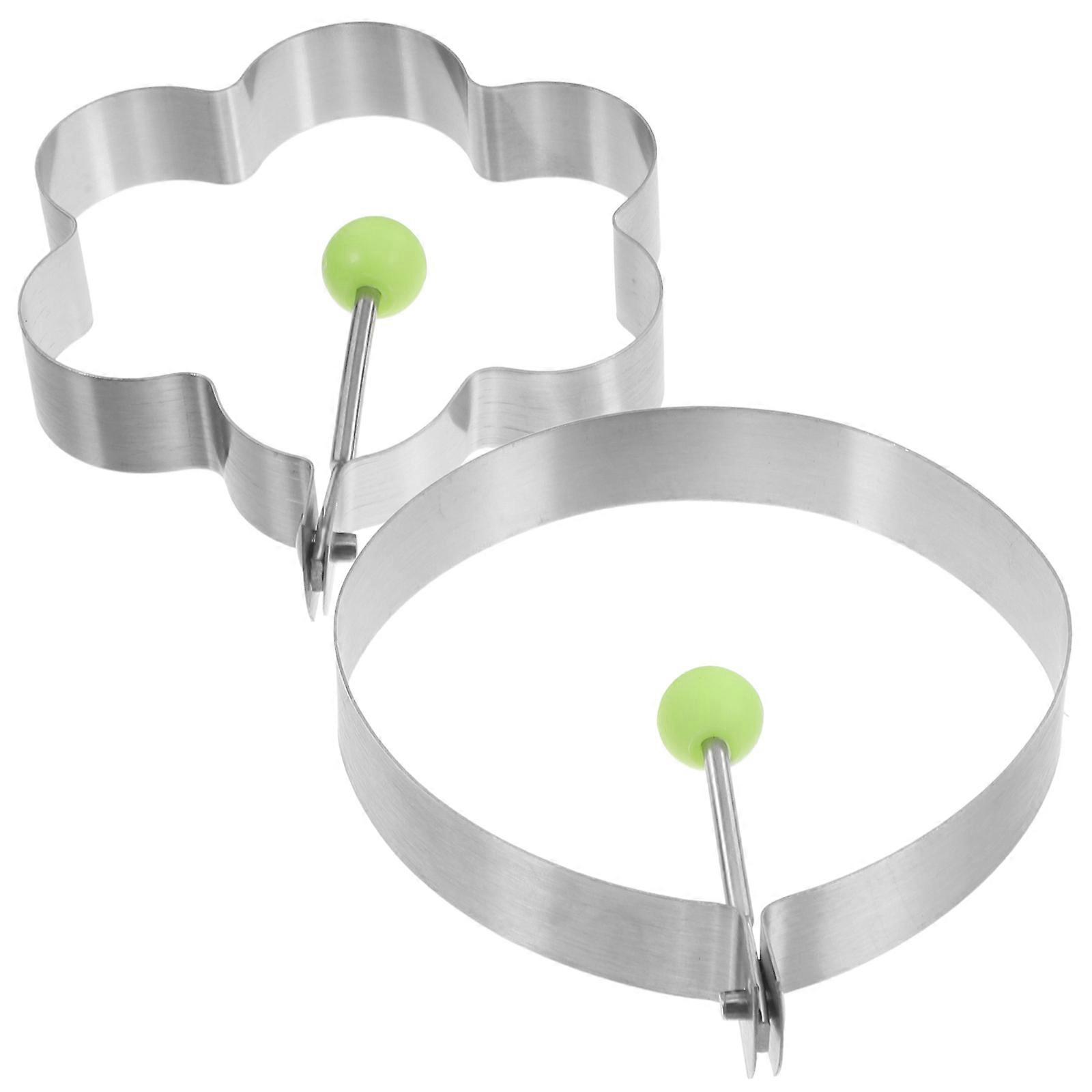 Pancake Maker Stainless Steel for Baking 4Pcs Egg Mould Kitchen Tool