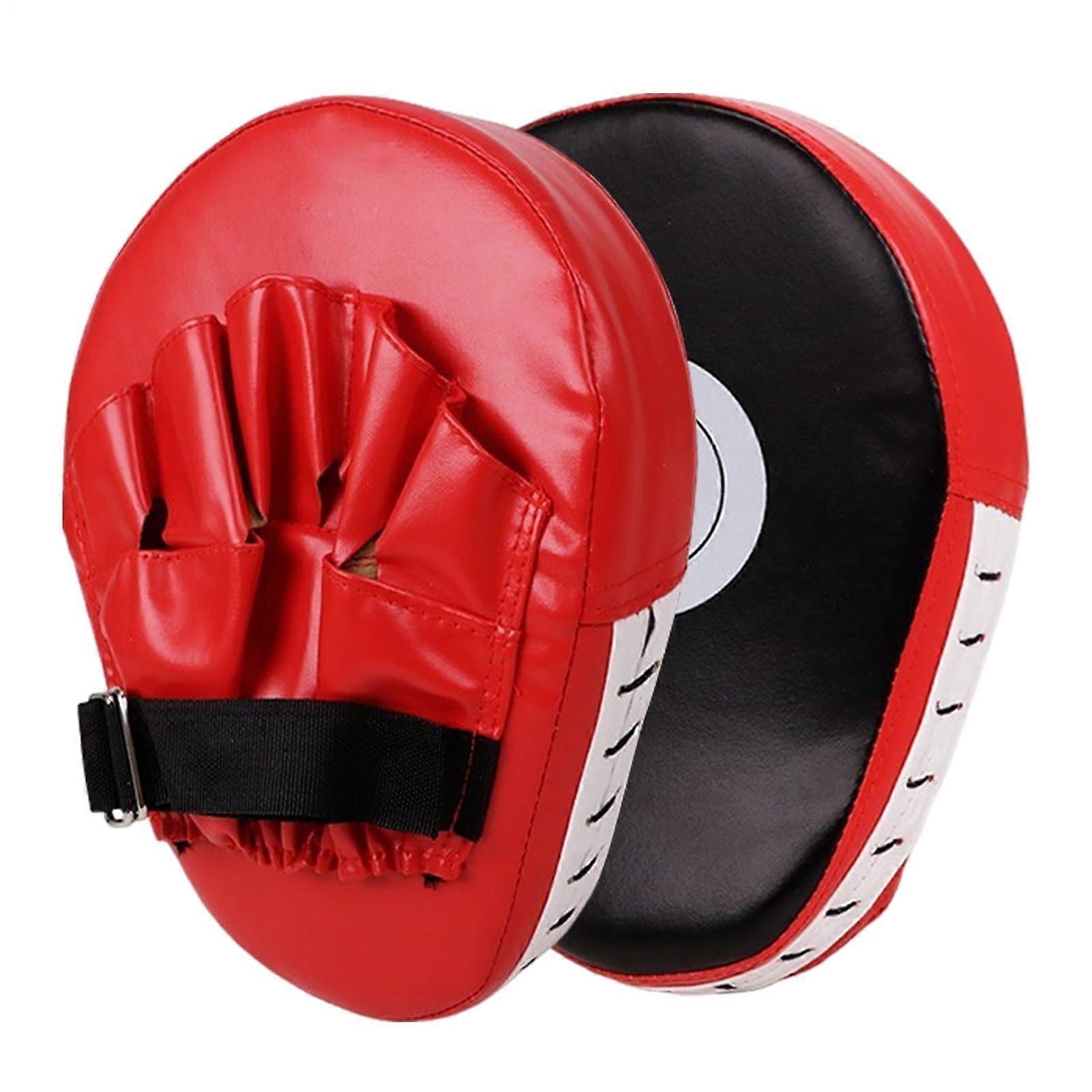Punching Mitts PU Leather Boxing Pads For Sparring Curved Mitts Target Mitt Glove For Martial Arts Kickboxing Muay Thai