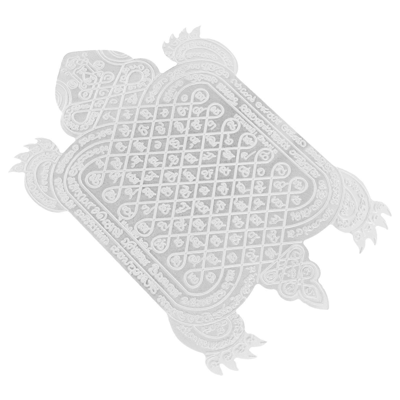 Treasure Turtle Amulet Metal Phone Case Patch for One Piece Silver Color