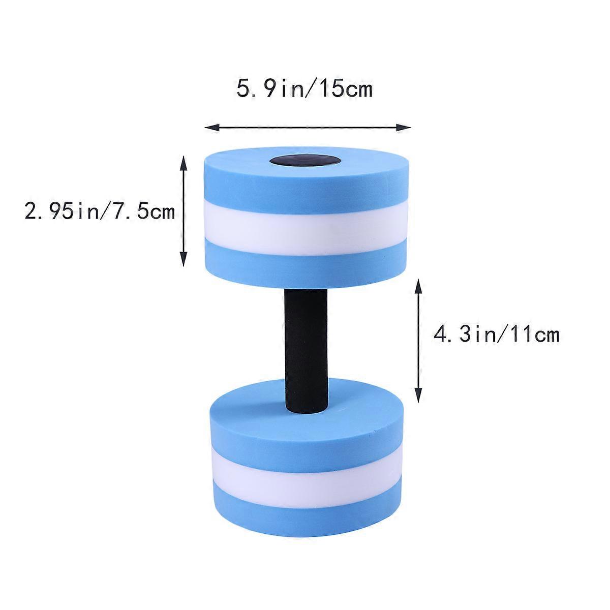 Pool Dumbbells Water Barbell for Exercising in Water 2Pcs