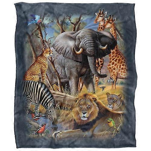 JQ Licensing Cf-Jp Silky Animals Supersoft Blanket