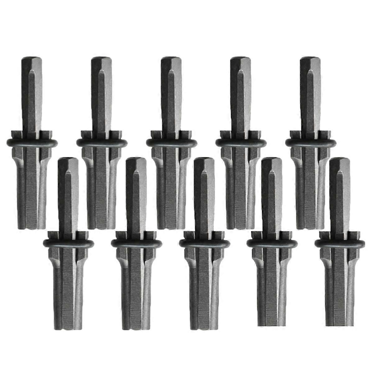 Rock Splitter, Stone Chisel Quarrying Wedge, Heavy Duty Stone Splitting Tool for Concrete Marble 10 Pieces