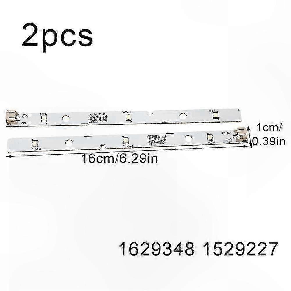 LED Light Strips for Refrigerator, 2 Pack Replacement Lighting Kit, Compatible with Various Models
