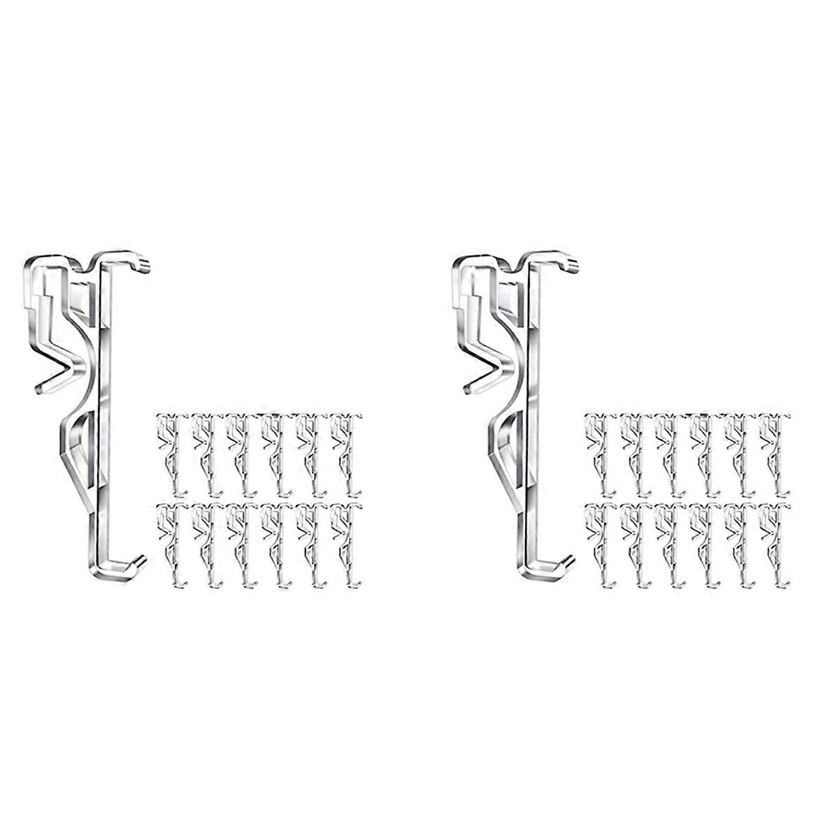 Valance Clips, Clear Plastic Valance Clips(12 PCS)