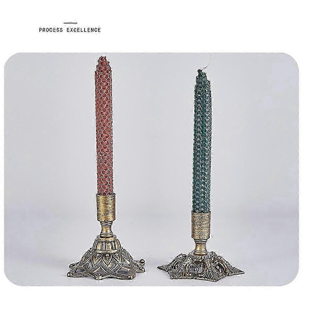 2pcs Candlestick Holders,Taper Candle Holder