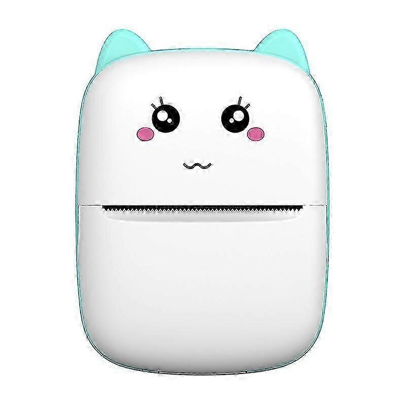 Mini Pocket Printer Portable Bluetooth-compatible Thermal Printer Inkless Sticker Printer-x1 Blue