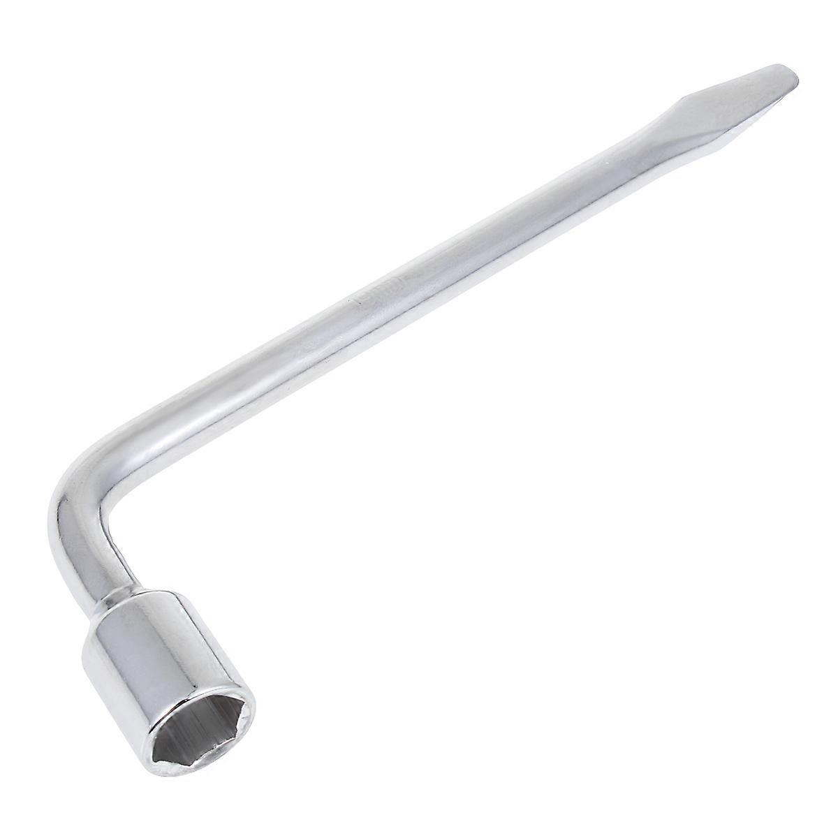 L Shaped Socket Wrench Tool for Car 1Pcs Silver 19mm Crank Wrench