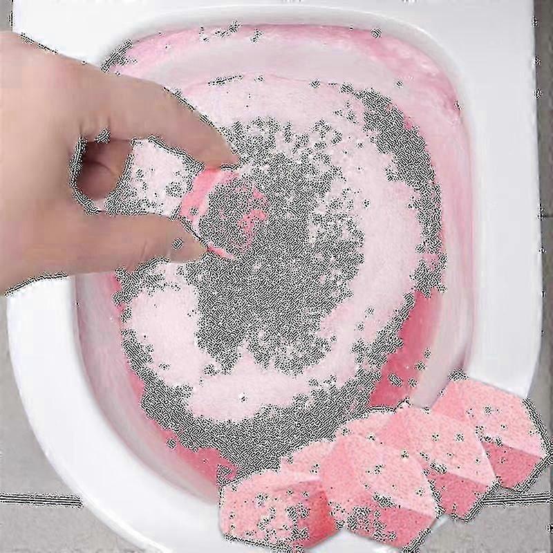 Detergente automatico per WC, compressa effervescente per WC, rimozione rapida di macchie di urina, deodorante, sporco giallo, strumento per la pulizia del WC-df