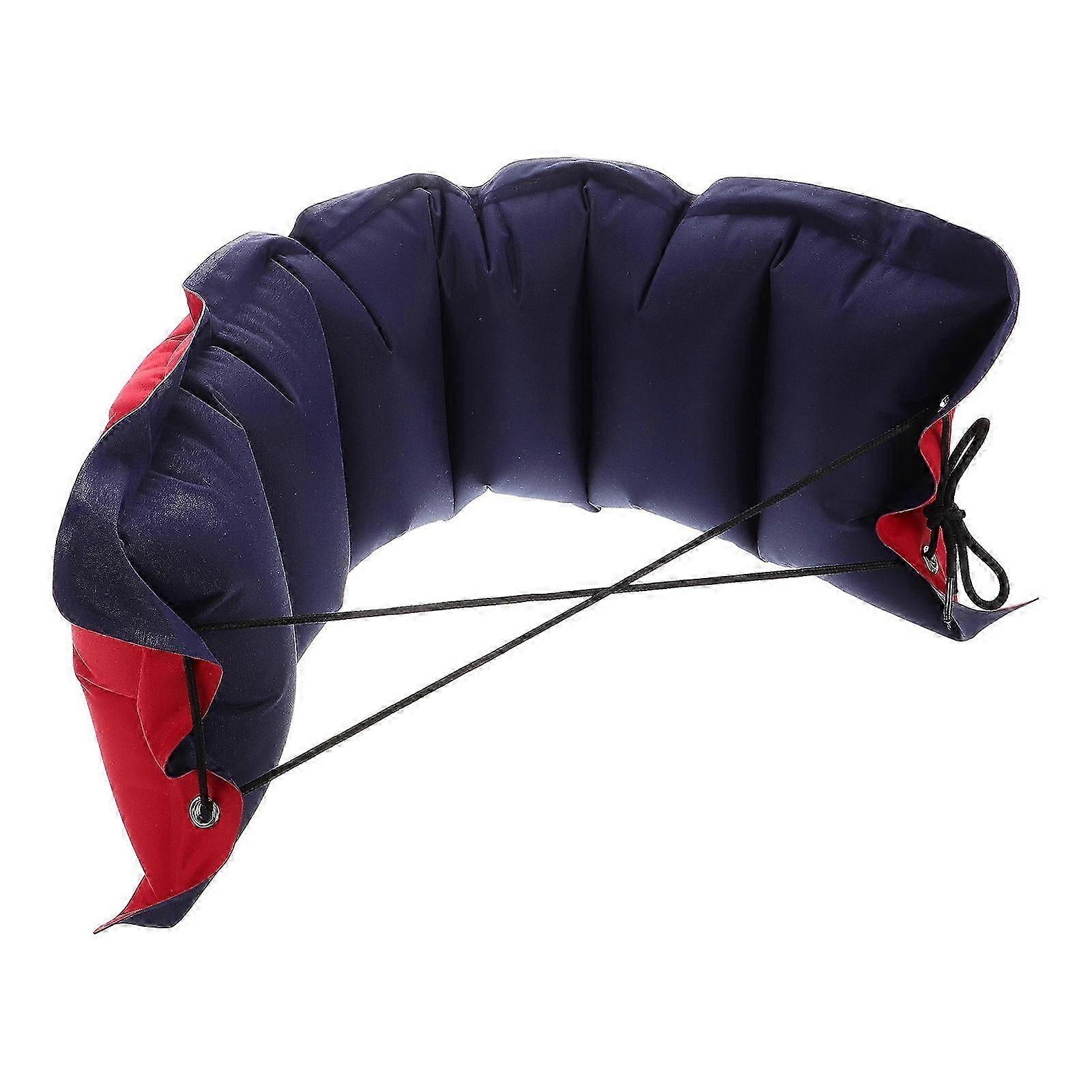 Inflatable Swim Belt with Buckle for Adults Lightweight PVC and Canvas Adjustable Floating Waist Belt for Swimming Use_c*