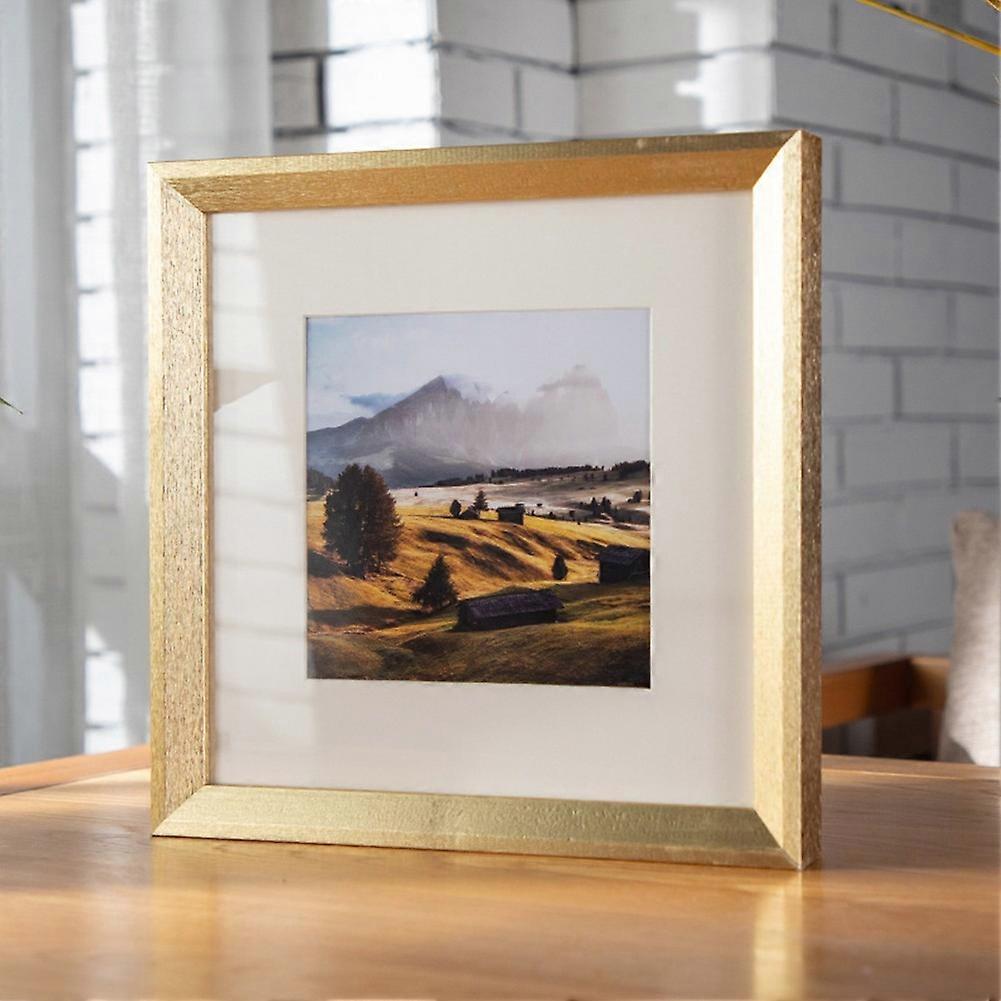 Pine solid wood photo frame square diy frame hanging wall picture frame