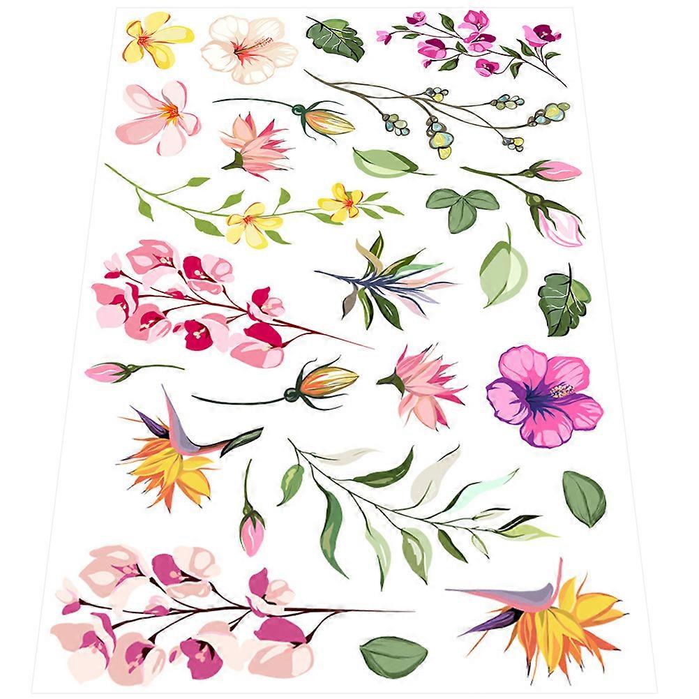 Mirror Decals Ornaments Wall Stickers for Decoration 4Sets