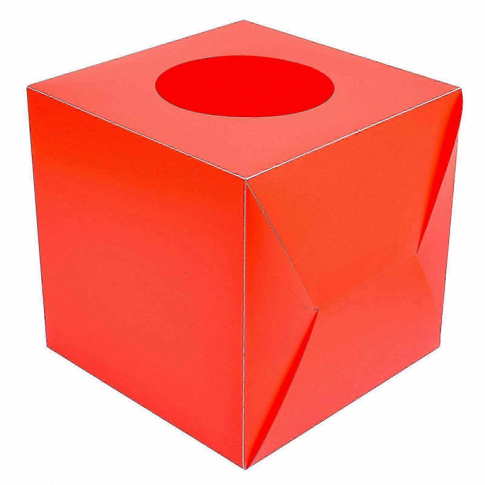 Clear Plastic Ballot Box for Raffle Drawings, Voting, Lottery Tickets, Donations, and Party Events