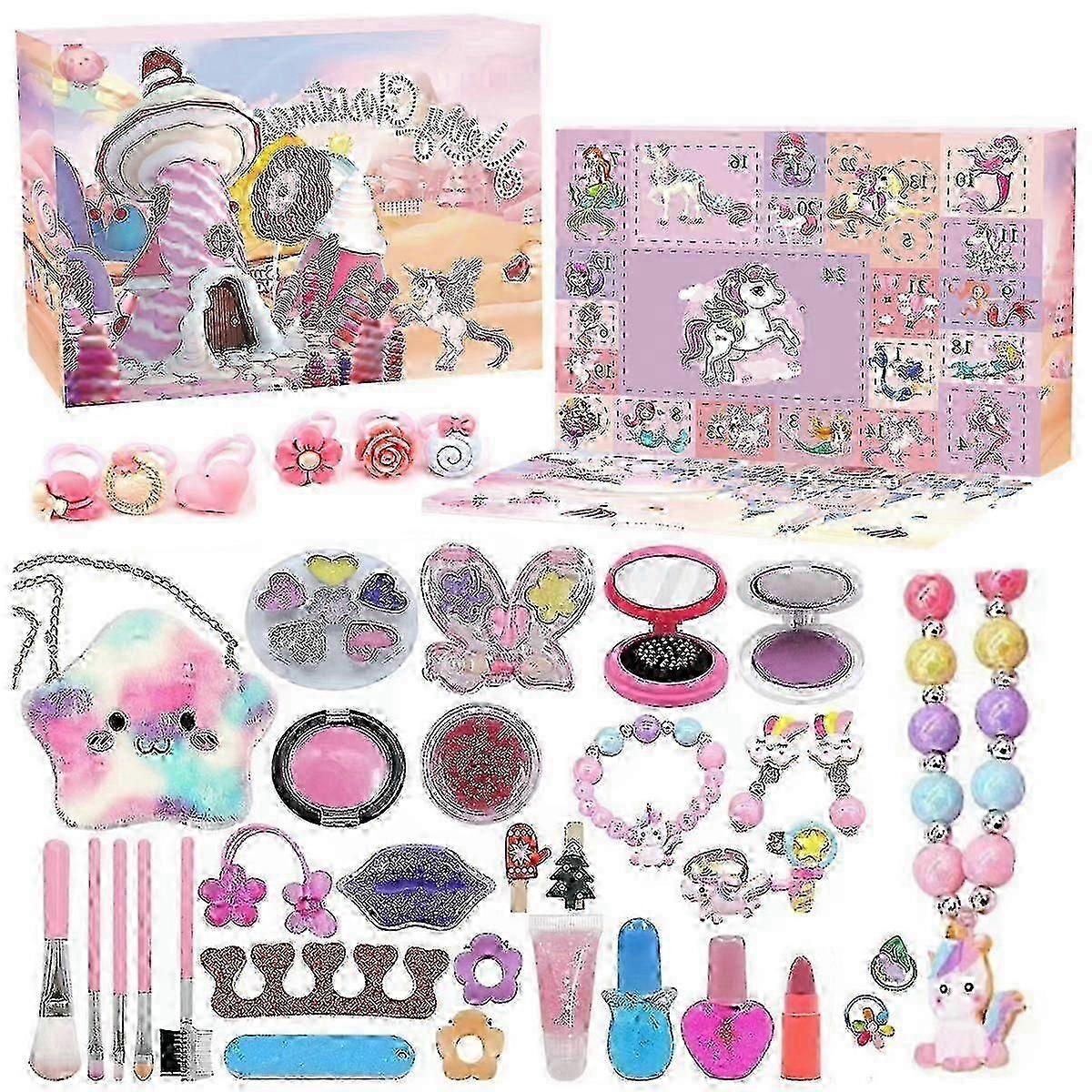 Vianočný adventný kalendár 2025 Vianočné darčeky 2025 38 dielov Vianočné darčeky na párty Vianočné darčeky Sada na líčenie Vianočné prekvapenia