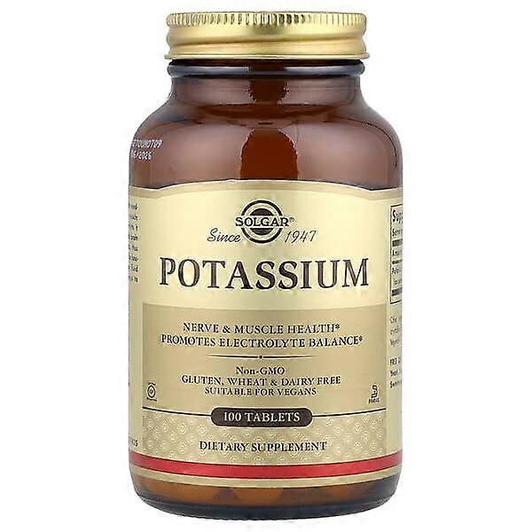 Solgar, Potassium, 100 Tablets (99 mg per Tablet)
