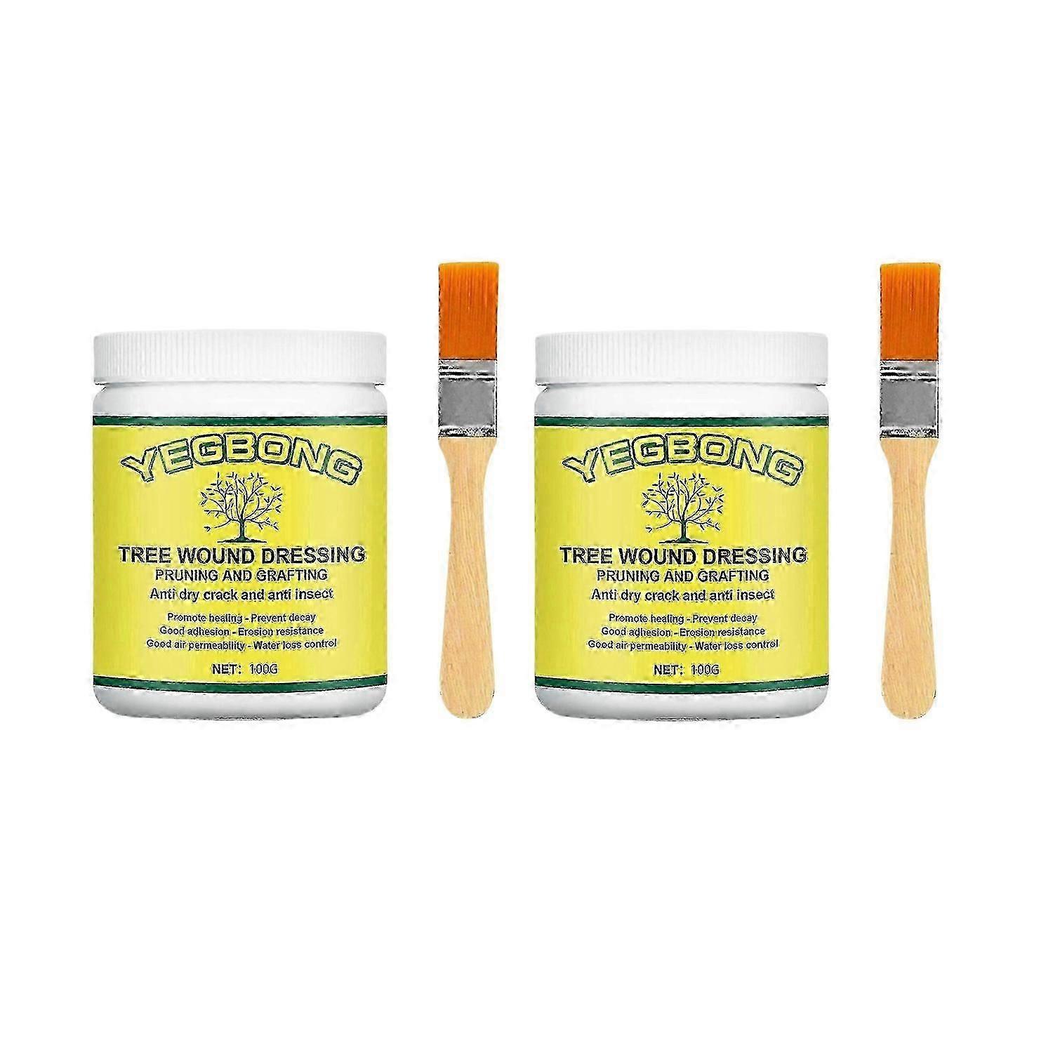 2X Tree Wound Sealer Plant Tree Wound Healing Sealant Plant Grafting Pruning Sealer Bonsai Cut Wound Paste Smear Tree Repair