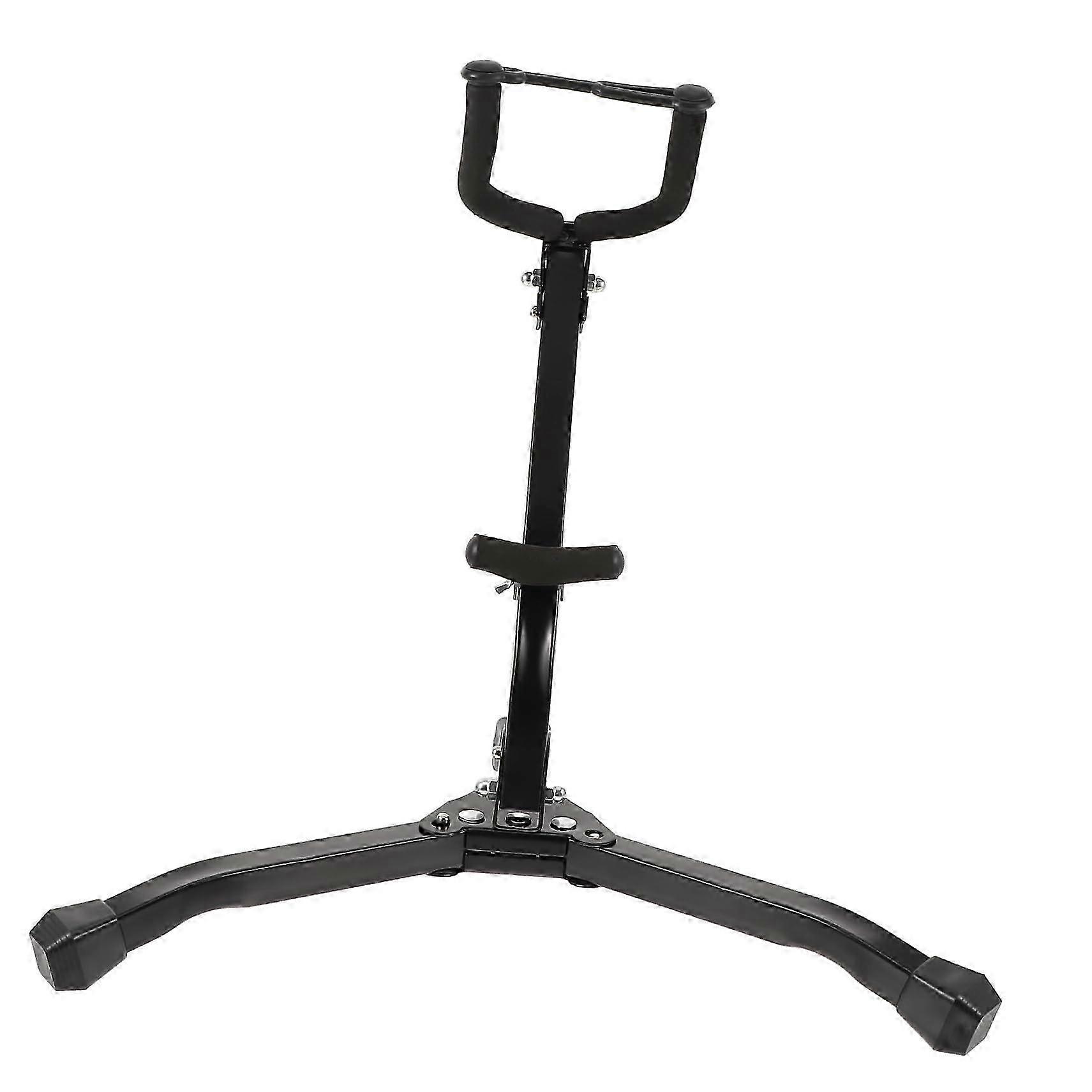 Saxophone Display Stand for Tenor Saxophone, Adjustable Tripod, Metal Shelf, Compatible with Saxophone Strap