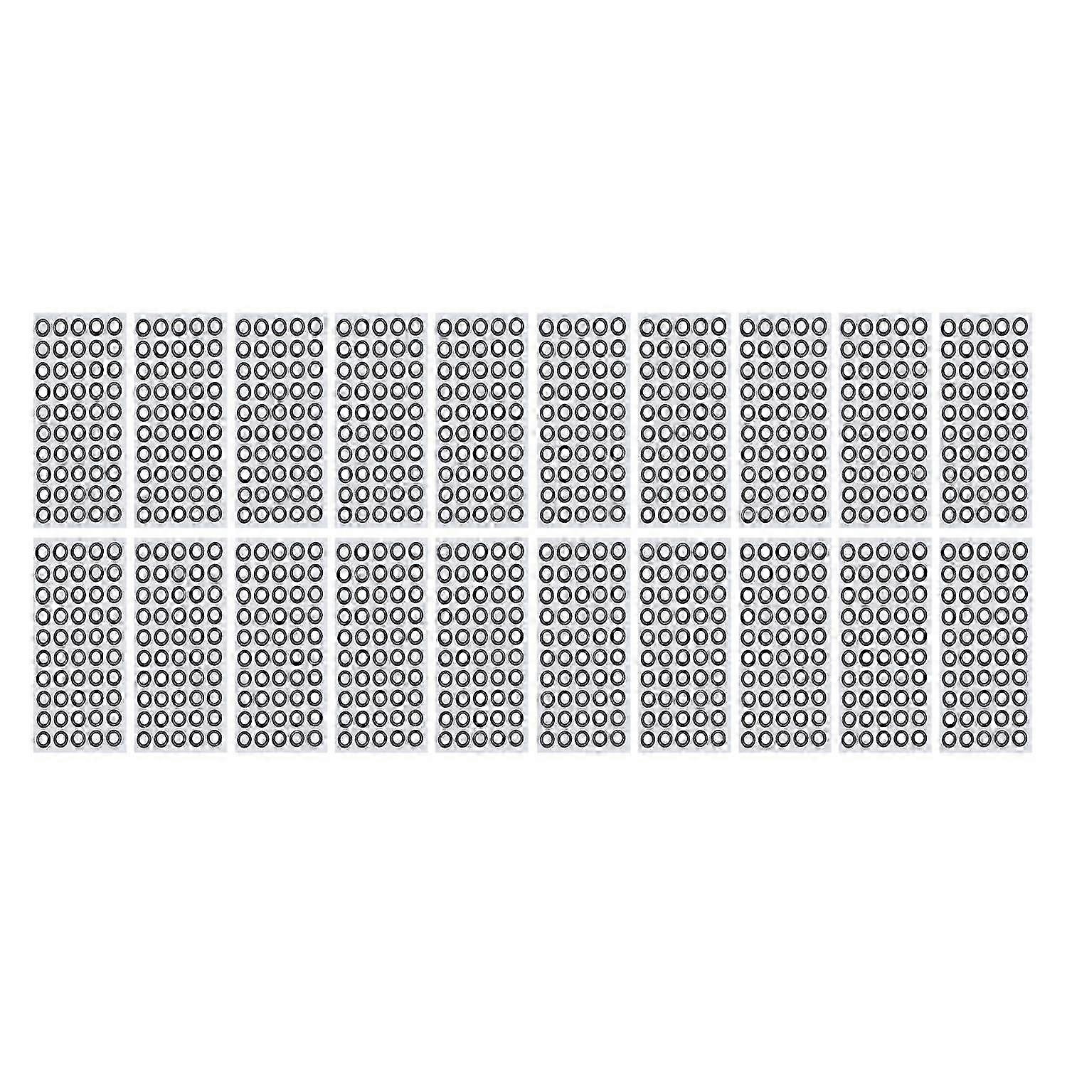 1000 Pcs 3D Scanning Marker ID 6mm OD 10mm High Reflection Strong Adhesion 3D Tracking Dot Reference 25-26s