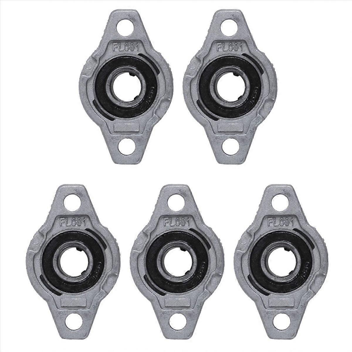 FL001 Zinc Alloy 12mm Bore Self Aligning Pillow Block Bearing Flange