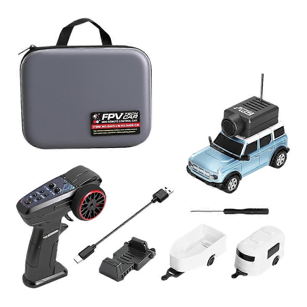 FPV RC Car 1:64 6405-C Racing Car Kit FPV VTX 720P Camera Built-in Gyroscope 2.4G WiFi App Controlled Photos+Video A