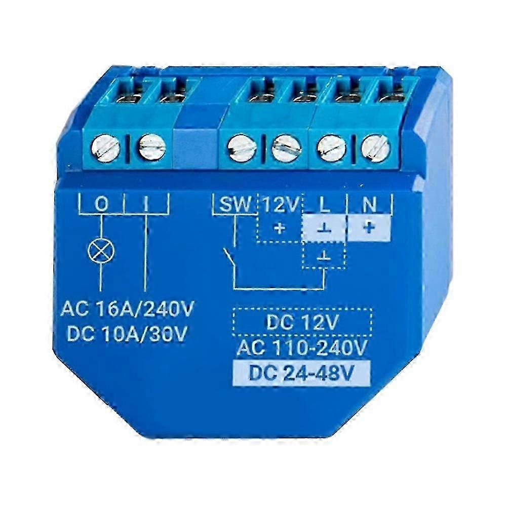 Für Shelly Plus 1 Smart WiFi Relay Switch Control Monitor Power für zu Hause Steuerung Lichter Apps Garagentore