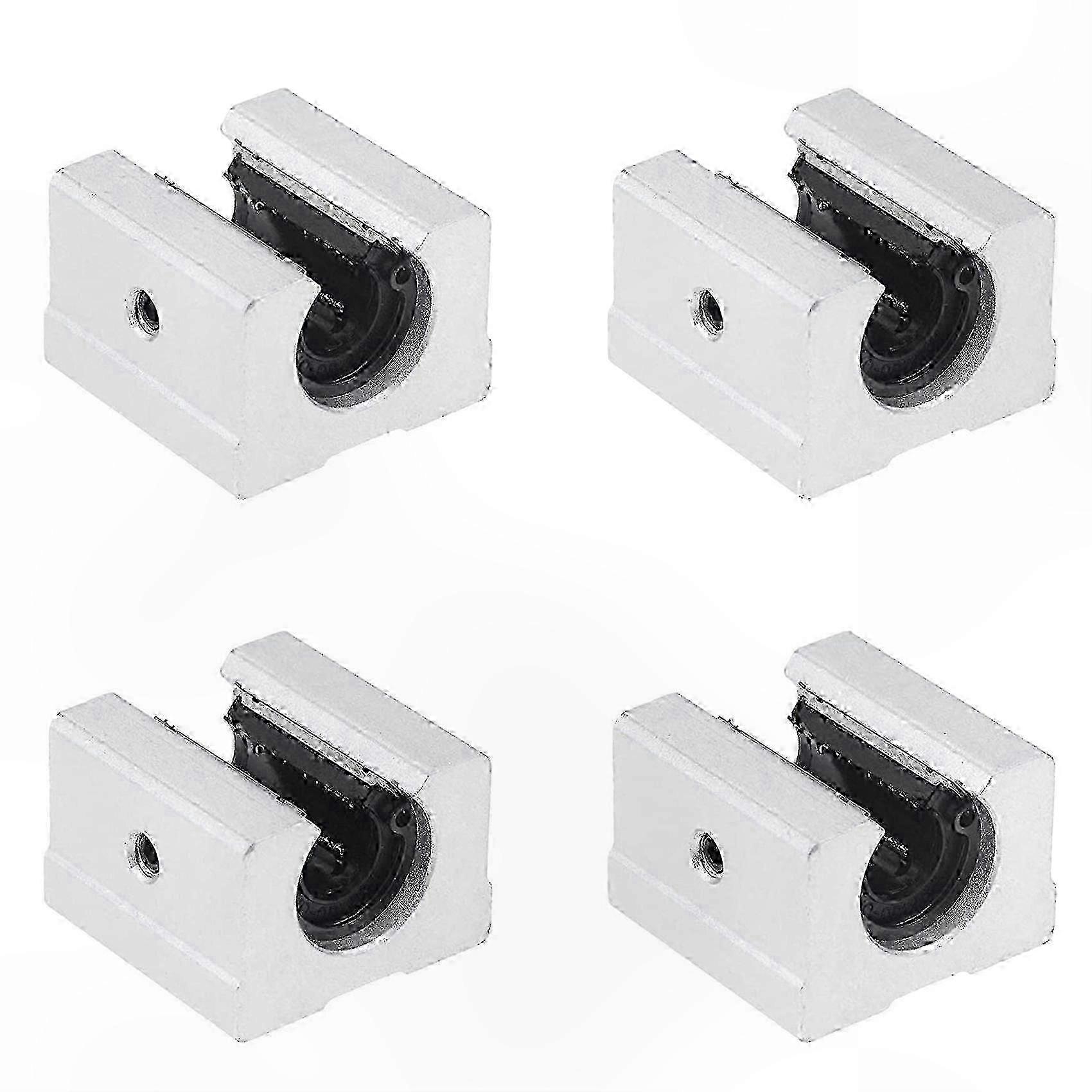 4-Pack SBR16UU Linear Ball Bearing Slide Blocks for SBR16 Rail Guides