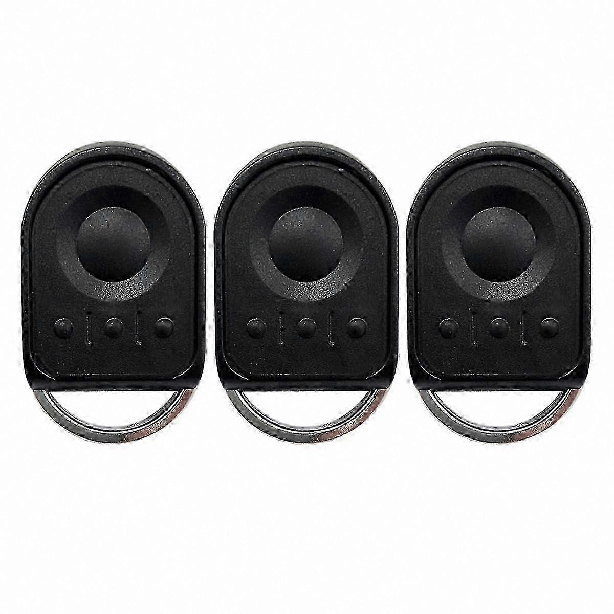 3-Pack Universal Garage Door Remote Control for 433MHz Gate Opener-Compatible with Keytis RTS and Keygo Systems