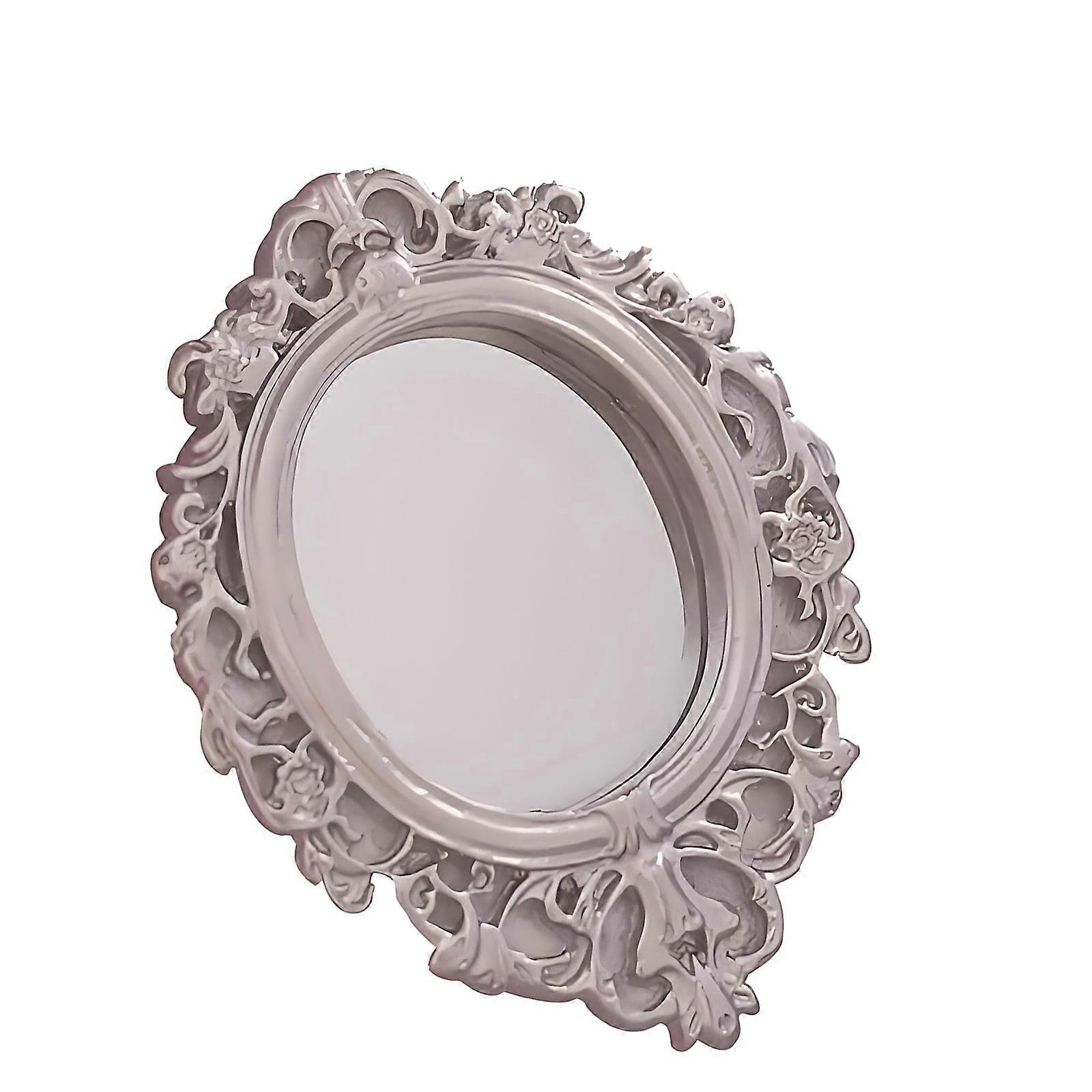 Victorian Styles Doll House Mirror Decoration PVC Miniature Furniture Creative Craft Model Project Scene Setting Props Multicolor