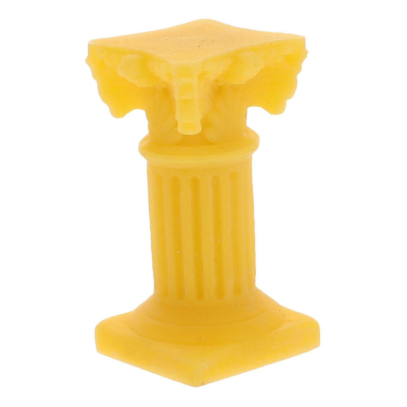 Elegant Column Resin Stand Roman Pillar Ornament Home Decor Size Material Color European Architecture Enthusiasts Design
