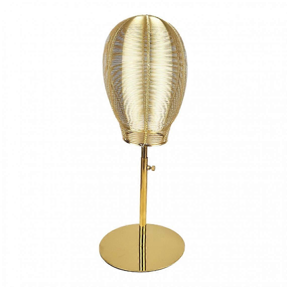 Peruk Display Stativ Skyltdocka Dummy Huvudhatt Hårlock Stabil hållare Verktyg G