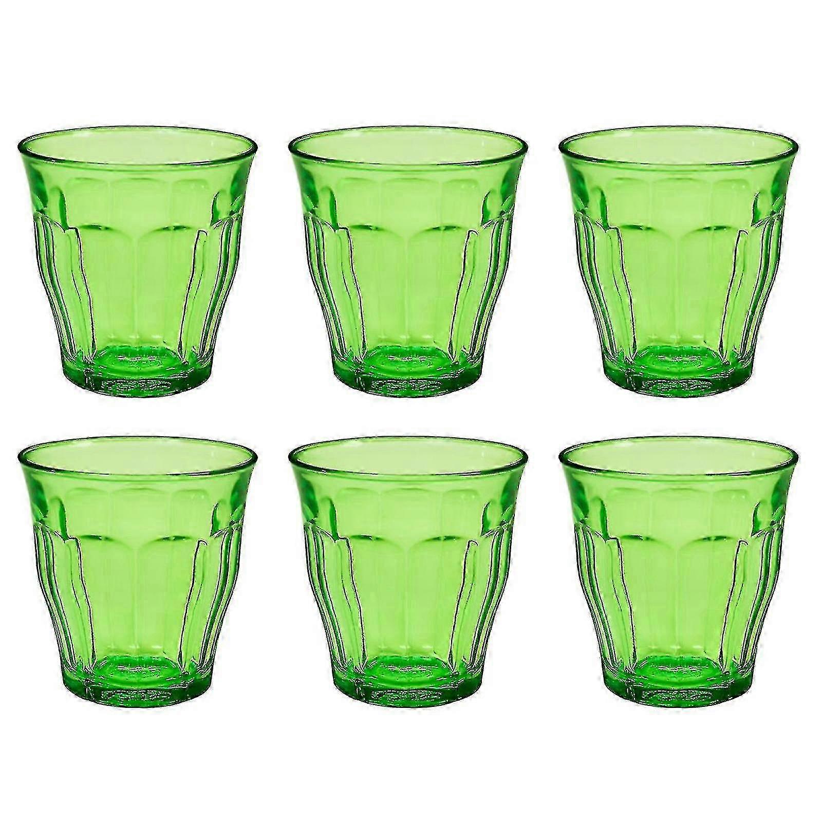 Duralex Lot de 6 Gobelets Picardie Couleurs Vert 250ml