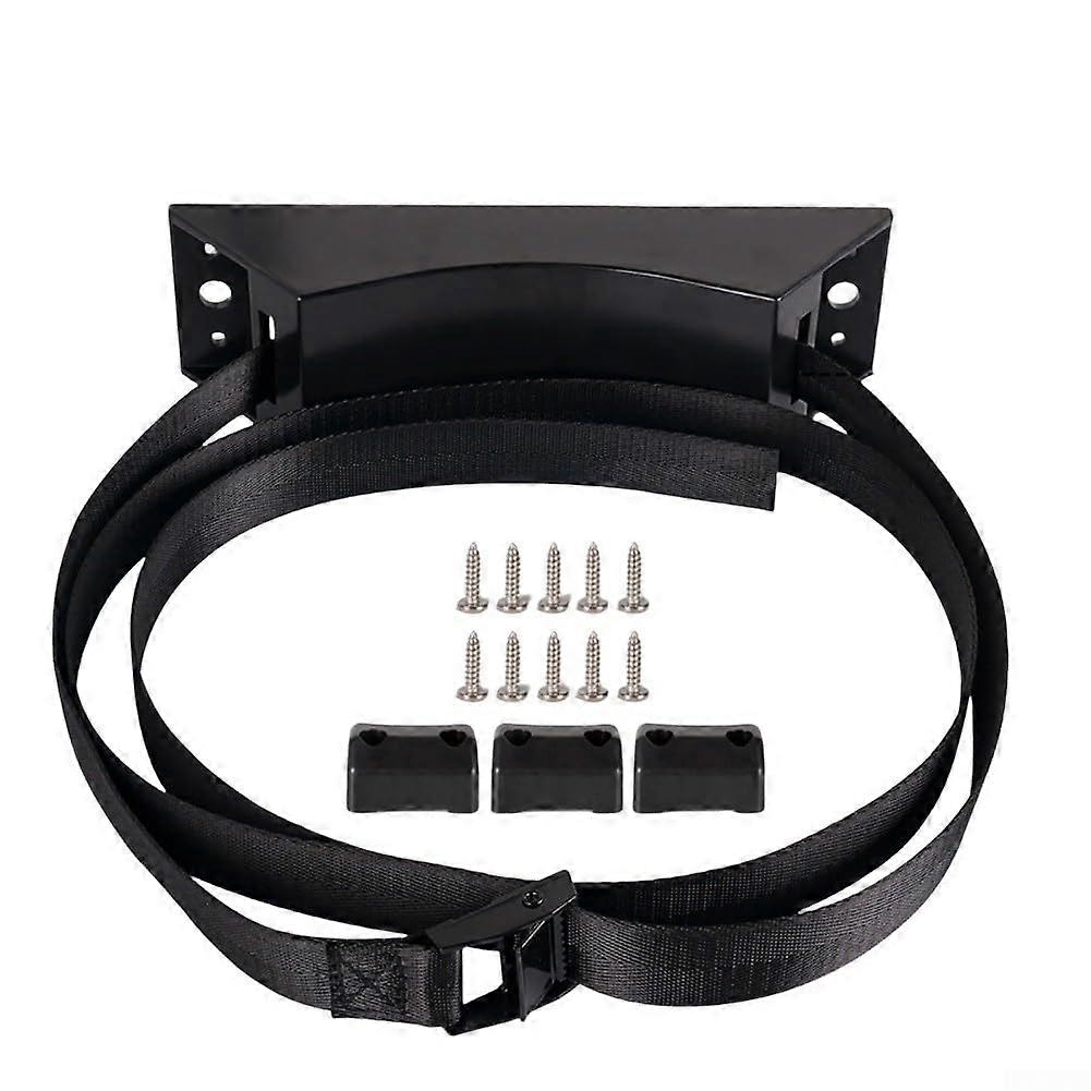 Nylon Adjustable Strap Gas Cylinder Fixing For Cars RVs Yachts Black 2M Secure Positioning During Transport