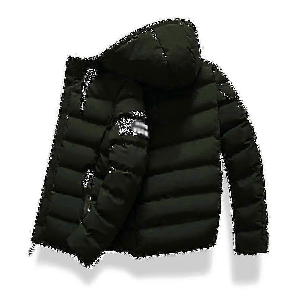 Men Winter Jacket Hooded Warm Coat