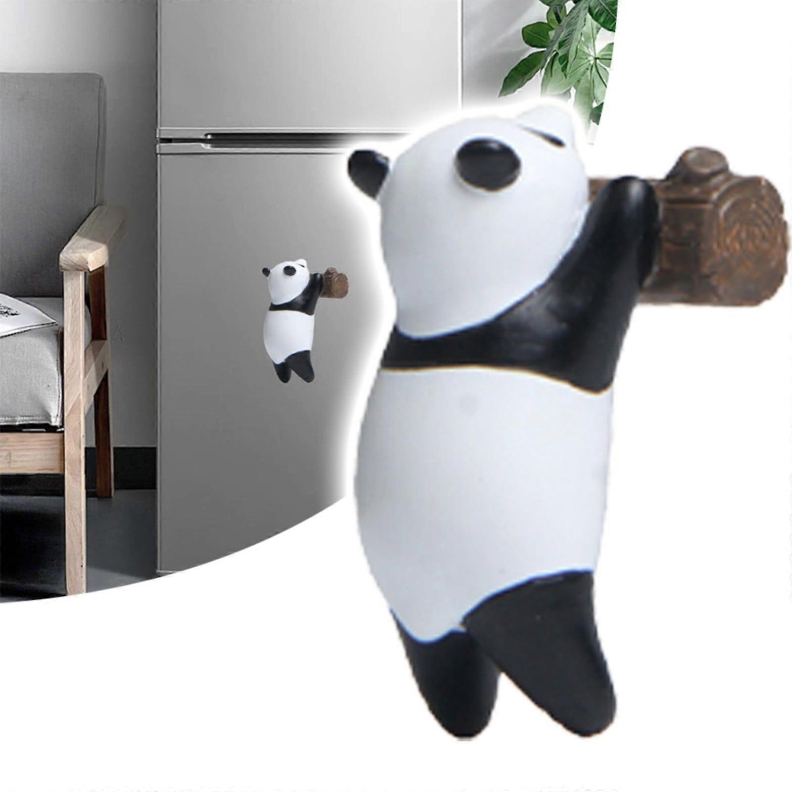 Winysin5 Cute Panda Tree Branch Creative 3D Buckle Refrigerator Stickers