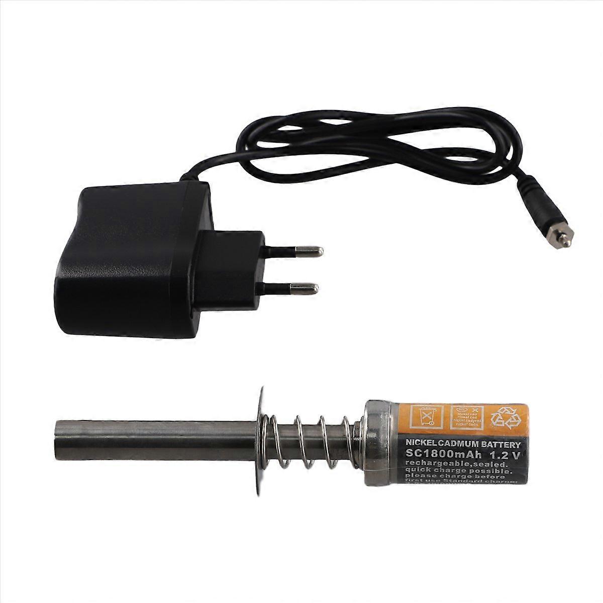 For ·RC Nitro 1.2 V 1800MAH 3600mah Glow Plug Igniter Suitable for RC Car 1/8 1/10 80101 Rechargeabl
