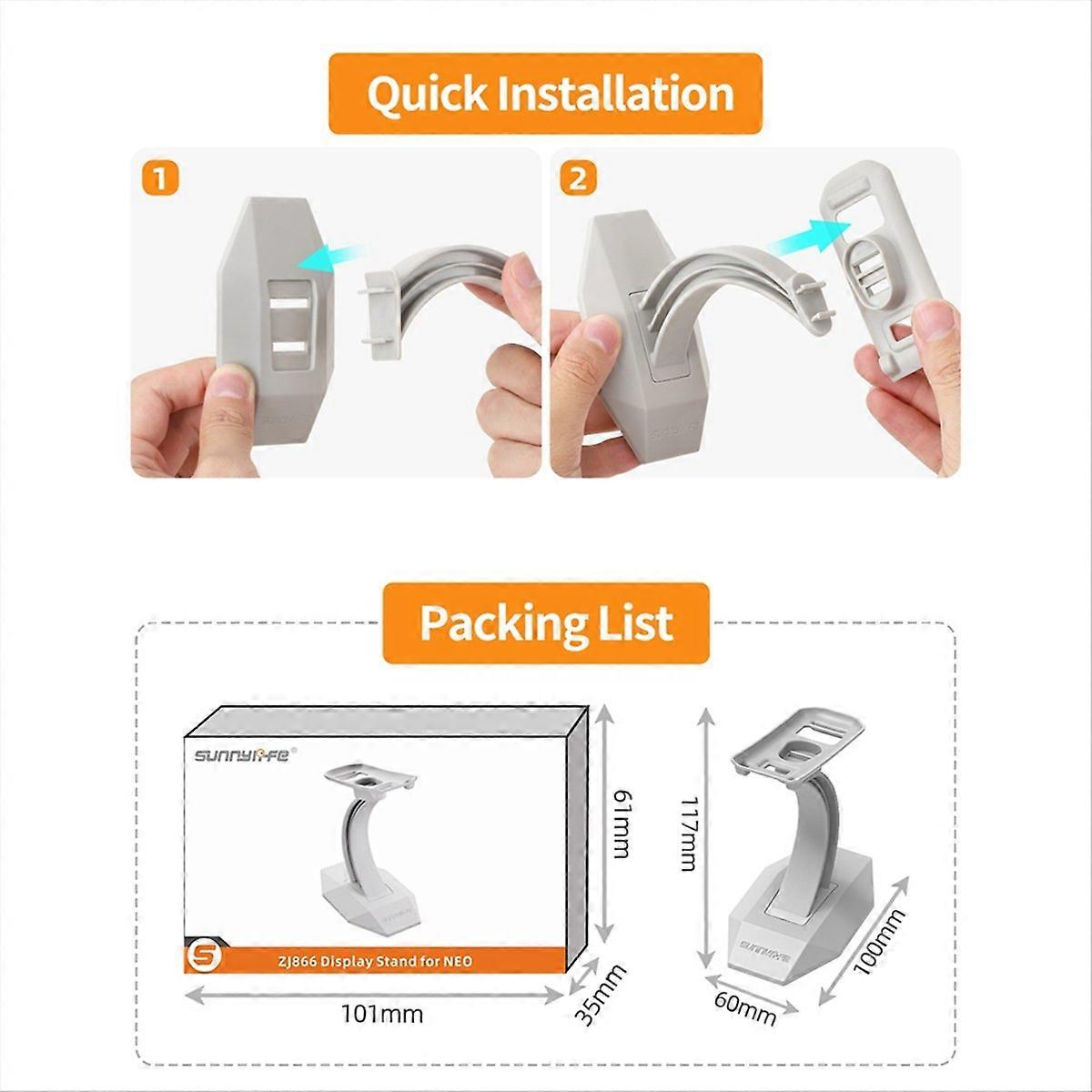  Drone Desktop Display Stand for NEO Drone Mount Base Small Drone Display Stand for NEO Drone Access