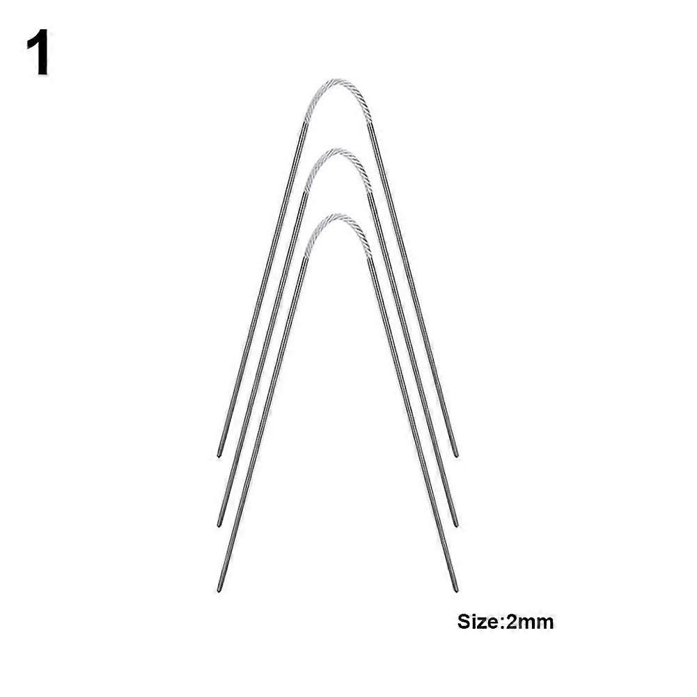 21~23cm Knitting Needles Set 3 Pcs 3.5mm 3mm 4.5mm