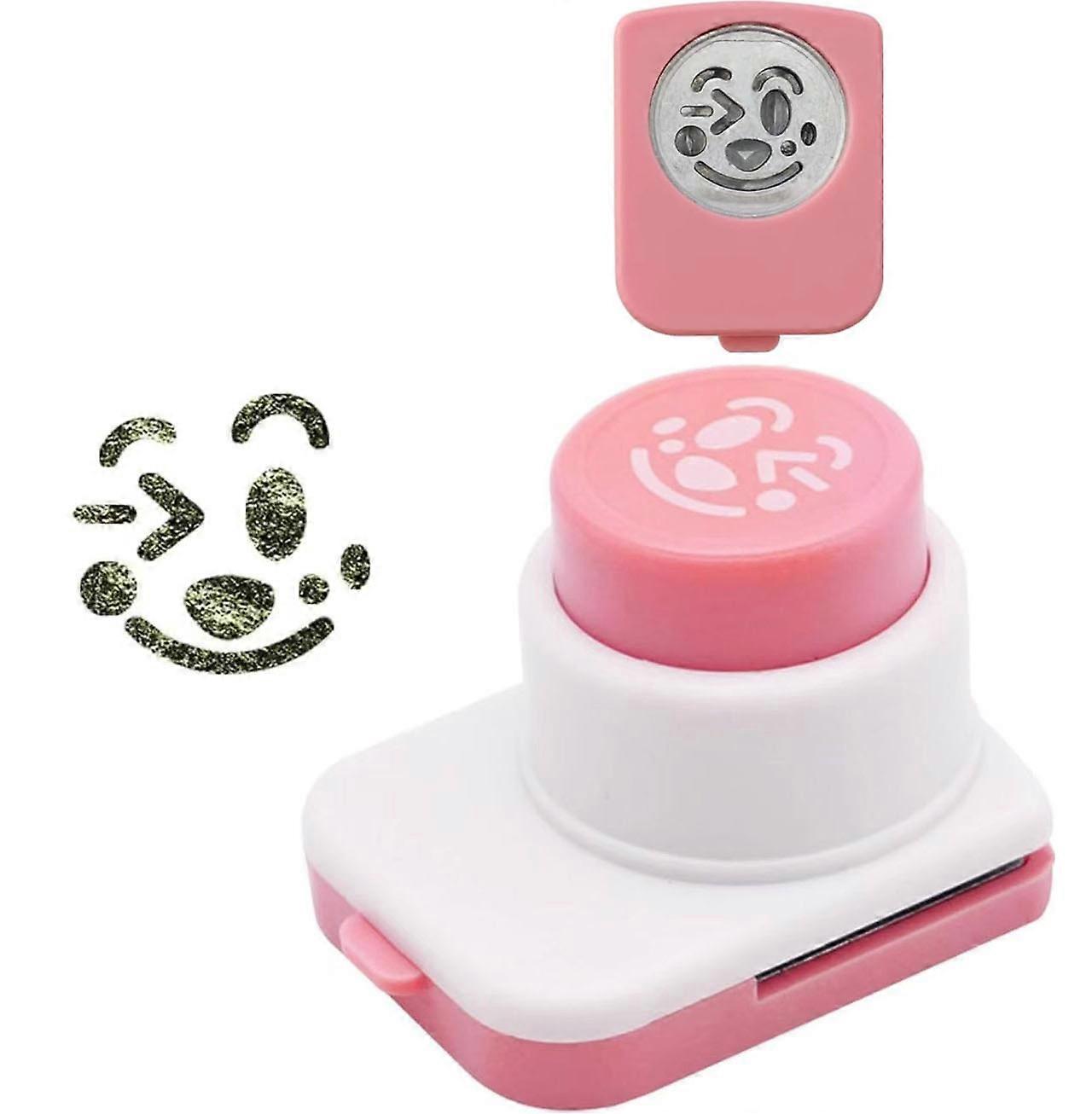 (1)Sea sedgei embosser expression making expression shaper sushi Rice and vegetable roll decoration tool Multicolor